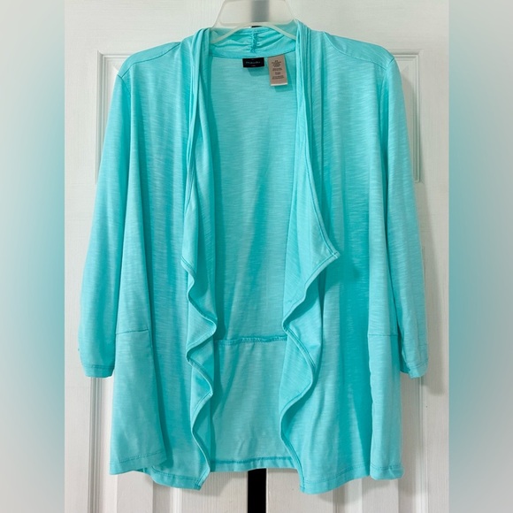 Rafaella Cardigan medium & shenanigans shirt large set woman sizes top - Picture 2 of 9